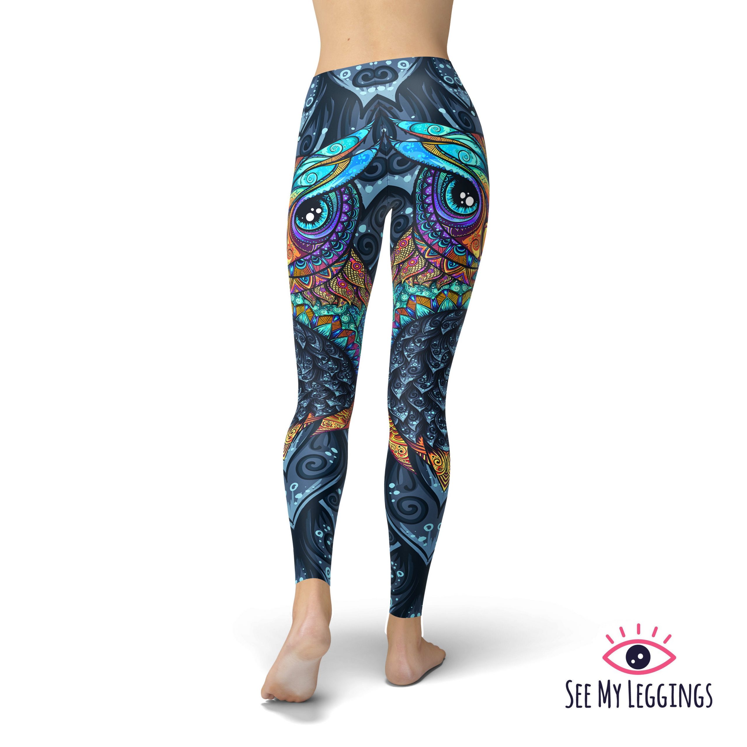 Geometric Yoga Leggings for Women, Printed Leggings, Yoga Pants, High Waist  Leggings, Capri Leggings, Yoga Tights, Workout Leggings -  Canada