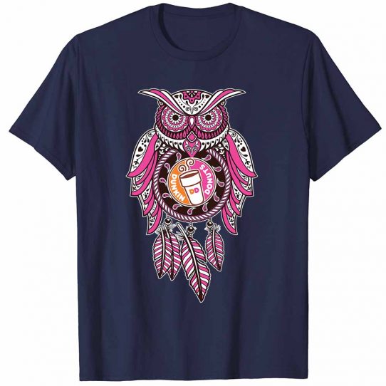 Owl Dunkin Classic T-Shirt Navy