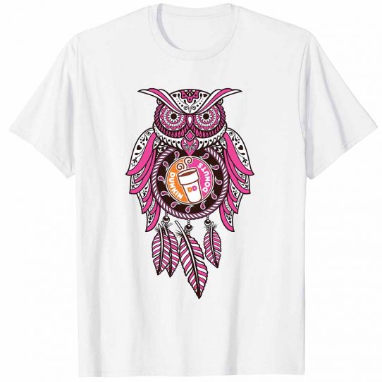 Owl Dunkin Classic T-Shirt White