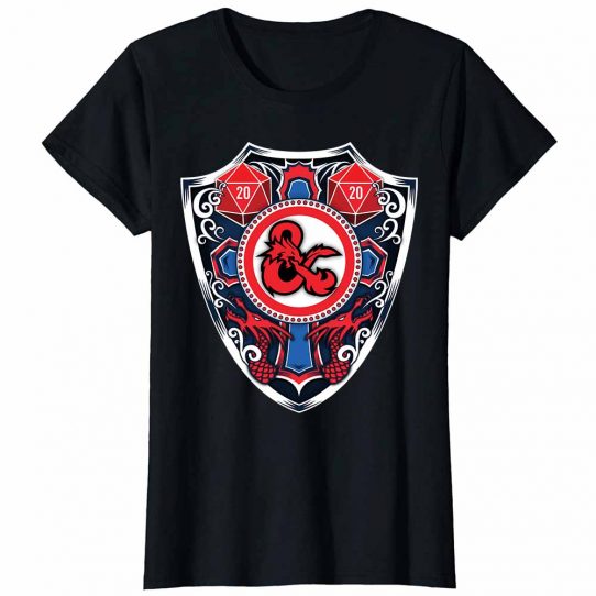 DnD Ladies T-Shirt Black