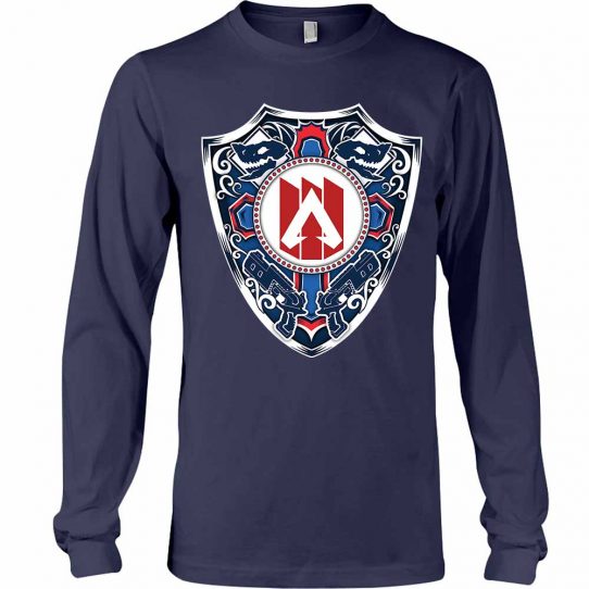 New Design Limited Edition AP01 Long Sleeve Tee Navy