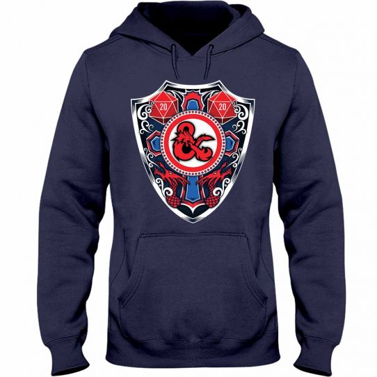 DnD Unisex Hoodie Navy