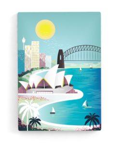 Sydney Canvas | Large Sydney Print | Travel Poster