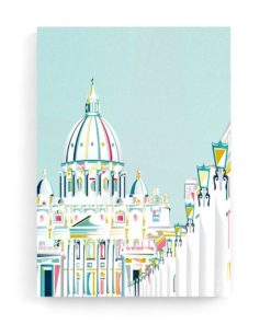 Vatican Skyline | Vatican Rome | Rome Wall Art | Cityscape Wall Art