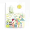 Barcelona Wall Art | Spanish Cityscape | Canvas Wall Art
