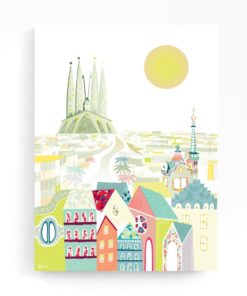 Barcelona Wall Art | Spanish Cityscape | Canvas Wall Art