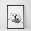 Ballerina Wall Art Ballet Watercolor Art Print Giclee Ballet Wall Art Ballet Gifts Ballet Print Ballet Poster Vintage Decor Ballerina Print