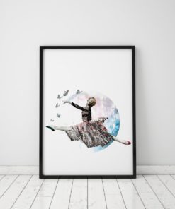 Ballerina Wall Art Ballet Watercolor Art Print Giclee Ballet Wall Art Ballet Gifts Ballet Print Ballet Poster Vintage Decor Ballerina Print