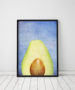 Avocado Print Kitchen Wall Decor Food Avocado Love Kitchen Poster Avocado Art Food Print Kitchen Pictures Food Art Kitchen Prints Healthy
