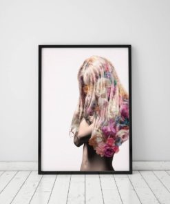 Whimsical Art Giclee Print whimsical Prints Floral Art Print Fashion Wall Art Floral Artwork Sexy Poster Fashion Print Sexy Art Prints