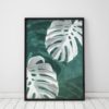 Botanical Print Leaf Print Tropical Leaf Print Leaf Wall Art Tropical Plants Botanical Poster Wall Decor Posters Monstera Leaf Print