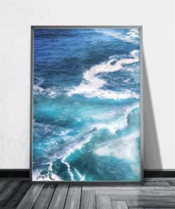 Arial Ocean Print Ocean Art Ocean Wave Art Prints Aerial Ocean Photography Beach Poster Ocean Wall Art Print Beach Photo Ocean Art