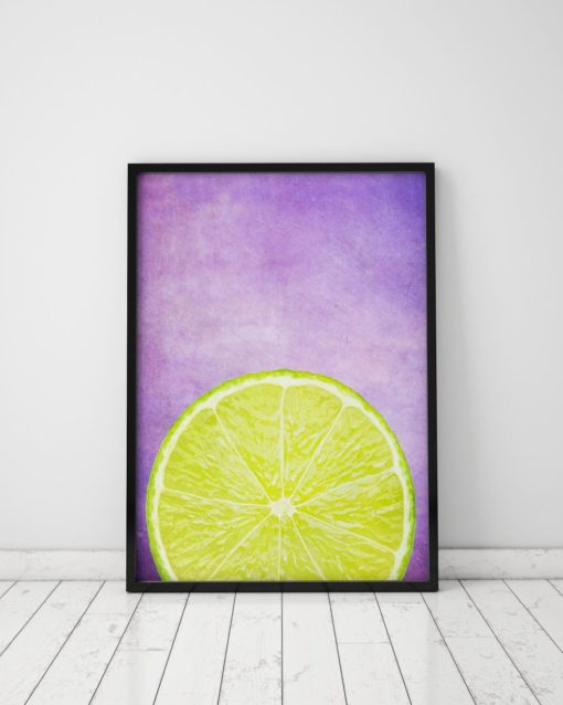 Lemon Print Purple Kitchen Decor Lemon Decor Lemon Art Kitchen Wall Decor Kitchen Art Purple Wall Art Kitchen Wall Art Purple Kitchen Print