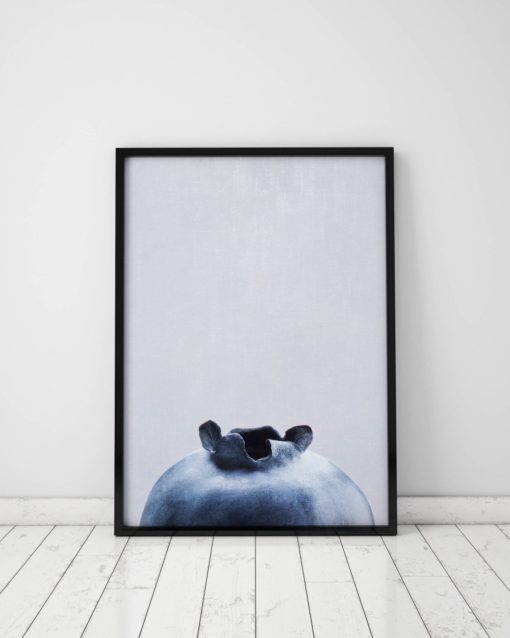 Blueberry Art Print Kitchen Decor Kitchen Wall Decor Blueberry Print Kitchen Art Fruit Print Kitchen Wall Art Prints Fruit Art Print