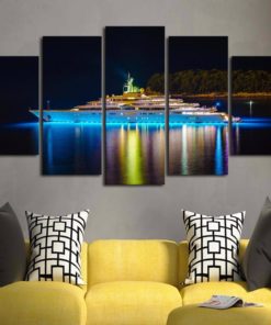 Cruise Ship Canvas Art, Boat, Ocean,  Water, Vacation Memories, Wall Art, Multi Panel Set, Home Decor, Artwork for Home, Cruise Lover Gift