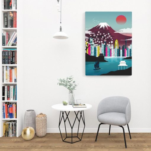Tokyo Print | Tokyo Wall Art | Large Canvas Art