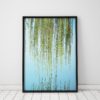Willow Tree Art Blue And Green Wall Art Nature Prints Willow Tree Decor Blue And Green Art Nature Wall Art Water Photography Willow Print