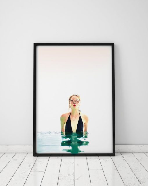 Fashion Photography Prints Color Fashion Photography Wall Art Prints Fashion Photo Swimming Pool Print Swimming Pool Photography Sexy Art