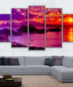 Rio de Janeiro Wall Art, Brazil Wall Art, Quadro do Rio de Janeiro, Rio de Janeiro Canvas Art, Brazil Canvas Art, Rio Wall Decor, 5 piece