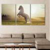 White horse Horse decor Horse art Horse art print Horse canavas print Bedroom decor Living room decor Room decor Room art Large wall art