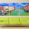 Venice Canal Grande Panoramic Print  Venice Wall Art Venice Canvas Print Venice Skyline Venice Photo Venice Poster Venice Gift Venice Art