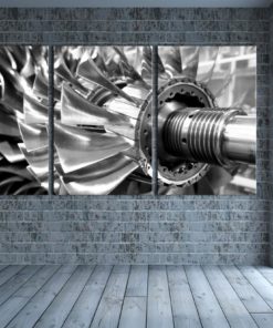 Turbine wall art Turbine wall decor Turbine canvas art Turbine poster Aviation decor Aviation wall art Aviation poster Aircraft wall art
