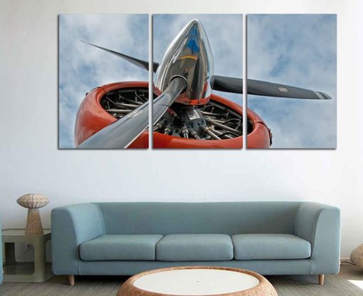 Airplane wall art Airplane wall decor Airplane decor Airplane poster Airplane wall canvas Airplane panels wall Airplane canvas art Wall art