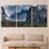 Yosemite National Park art Mountain wall art Forest canvas Yosemite canvas print Nature wall decor Nature poster National Park poster Decor