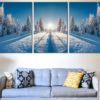 Winter forest decor Winter forest art Winter canvas print Winter wall decor Winter poster Winter on canvas Winter poster print Winter photo