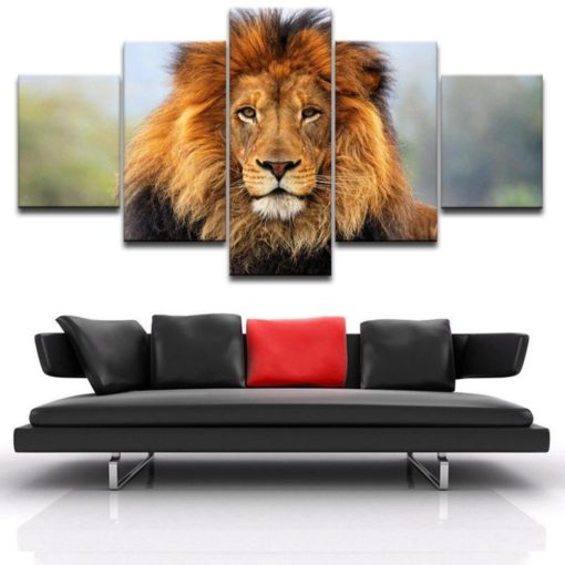 Lion Canvas Art, Lion Canvas Print, Lion Wall Art, Lion Wall Decor, Lion Poster, Animal Canvas Art, Animal Wall Art, Animal Wall Decor