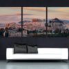 Athens Skyline Panorama Canvas Print Athens Photo Athens Print Greece Canvas Art Housewarming Gift Greek Gift Greek Wall Decor Home Decor