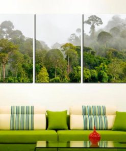 Forest canvas Three wall art Forest art Forest canvas print Forest wall art Three piece wall art Forest print Nature art Nature wall art