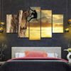 Hiking Wall Art, Hiking Wall Decor, Hiking Canvas Art, Hiking Canvas Set, Hiking Multi Panel, Hiking Canvas Print, Hiking Home Decor, Framed