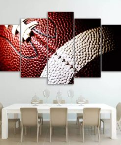 American Football, Wall Decor, American Football Canvas Print, Ball Canvas Art, American Football, Multi Panel, Man Cave Decor, Gift for Him