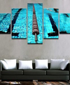 Swimming Wall Art, Swimming Canvas Art, Sports Wall Decor, Sports Canvas Set, Split Canvas , Multi Panel, Home Decor, Canvas Print, Painting