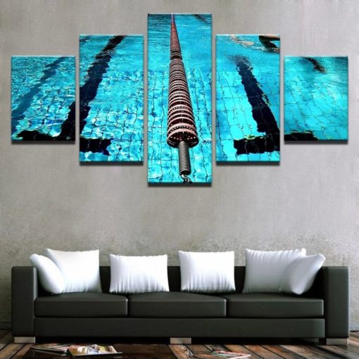 Swimming Wall Art, Swimming Canvas Art, Sports Wall Decor, Sports Canvas Set, Split Canvas , Multi Panel, Home Decor, Canvas Print, Painting