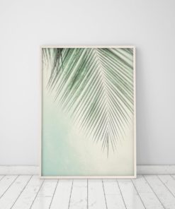 Wall Art Palm Leaf Print Tropical Decor Botanical Wall Art Plant Wall Art Prints Leaves Print Tropical Wall Art Prints