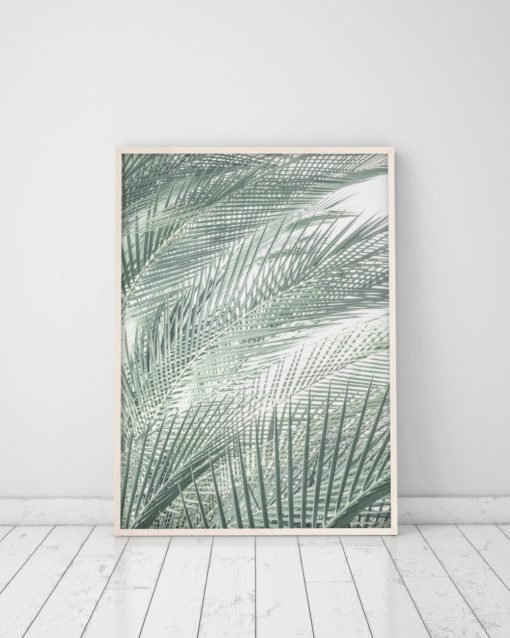 Wall Art Palm Leaf Print Tropical Decor Botanical Wall Art Plant Wall Art Prints Leaves Print Tropical Wall Art Prints