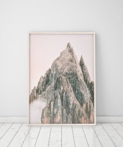 Wall Art Mountain Art Nature Prints Mountains Mountain Wall Art Pink Wall Art Prints Mountain Print