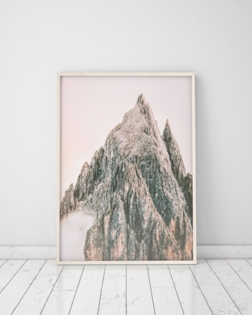 Wall Art Mountain Art Nature Prints Mountains Mountain Wall Art Pink Wall Art Prints Mountain Print