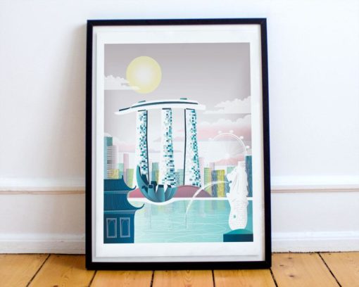 Singapore Print | Marina Bay | Cityscape Wall Art