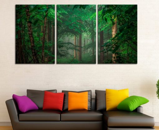 Canvas poster Deciduous forest wall art Wall decor Canvas art Canvas print Canvas wall art Poster print Poster art Art print Art deco Panels