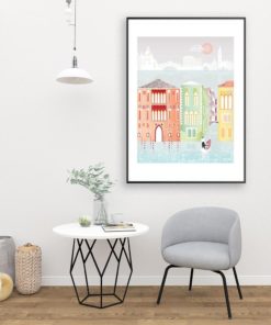 Venice Print | Venice Art | Living Room Decor | Nursery Wall Art