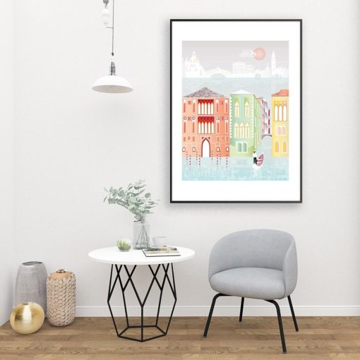 Venice Print | Venice Art | Living Room Decor | Nursery Wall Art