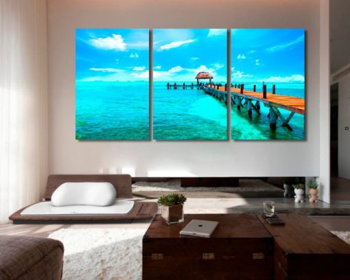 Cancun Mexico Exotic Paradise Ocean canvas Ocean decor Ocean home decor Ocean photo Ocean poster Ocean print Ocean wall art Ocean wall decor