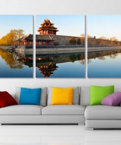 Beijing Imperial Palace Panoramic Canvas Print Beijing Wall Art Extra Large Beijing Print Beijing Photo Beijing Poster Asian Architecture