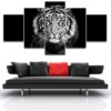 Tiger Wall Art, Tiger Canvas Art, Tiger Wall Decor, Tiger Canvas Print, Animal Lover Gift, Tiger Lover Gift, Tigers, Multi Panel, Framed