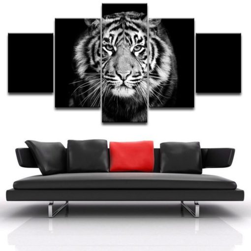 Tiger Wall Art, Tiger Canvas Art, Tiger Wall Decor, Tiger Canvas Print, Animal Lover Gift, Tiger Lover Gift, Tigers, Multi Panel, Framed