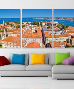 Town of Zadar in Croatia Panoramic Print Croatia Wall Art Extra Large Croatia Canvas Art Croatia Photo Croatia Print Large Croatia Skyline