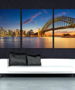 Sydney Panoramic Canvas Print Sydney Wall Art Extra Large Sydney Canvas Art Australia Canvas Sydney Photo Sydney Print Large Sydney Skyline